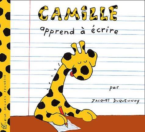 Camille apprend à écrire