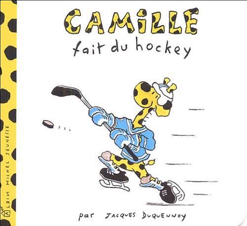 Camille fait du hockey